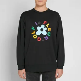Sudadera Converse x Golf Le Fleur Crew, tallas asiáticas «Negro»