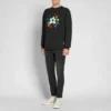 Sudadera Converse x Golf Le Fleur Crew, tallas asiáticas «Negro»