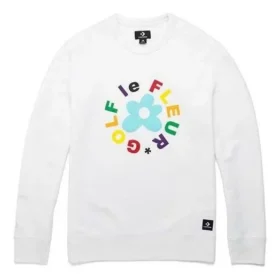 Sudadera Converse x Golf Le Fleur, tallas asiáticas, «Blanca»