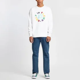 Sudadera Converse x Golf Le Fleur, tallas asiáticas, «Blanca»