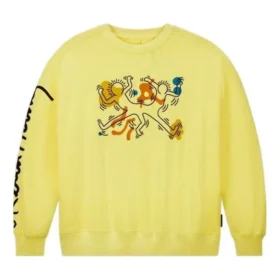 Sudadera Converse x Keith Haring Shapes, tallas asiáticas, «Amarillo»
