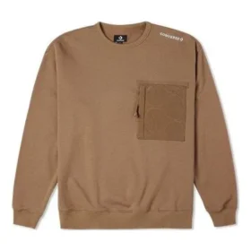 Sudadera Cozy Utility Crew, tallas asiáticas, «marrón»