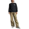 Sudadera de cuello redondo Chuck Taylor All Star Winter Art Graphic, tallas asiáticas, «Black»