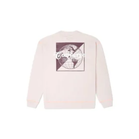 Sudadera de cuello redondo con estampado Renew, tallas asiáticas «Silt Red»