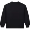 Sudadera de cuello redondo Gold Standard con cristales Swarovski, tallas asiáticas, «Negro»