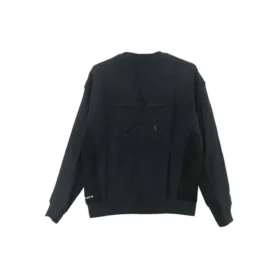 Sudadera de cuello redondo Star, tallas asiáticas «Negro»