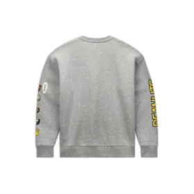Sudadera de felpa Converse x Peanuts Tallas asiáticas «Vintage Grey Heather»