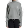 Sudadera de punto con cuello alto Tallas asiáticas «Gris»