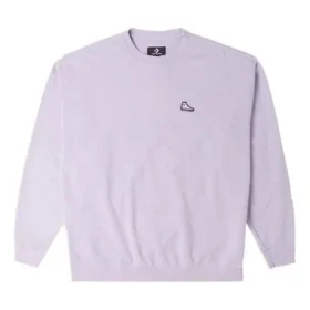 Sudadera holgada con parche de zapatillas, tallas asiáticas, «Light Purple»