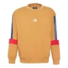 Sudadera LW con paneles en contraste, tallas asiáticas «Marrón»