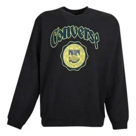 Sudadera University Crew, tallas asiáticas, «Negro»