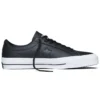 Zapatillas bajas de cuero unisex One Star Negro/Blanco