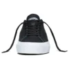 Zapatillas bajas de cuero unisex One Star Negro/Blanco