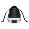 Zapatillas bajas de cuero unisex One Star Negro/Blanco