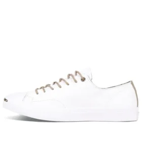Zapatillas bajas de skate casual unisex Jack Purcell, resistentes al desgaste y antideslizantes, en color blanco