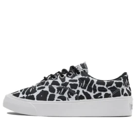 Zapatillas bajas informales de lona Skidgrip con estampado en negro y gris «Negro y gris»