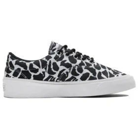 Zapatillas bajas informales de lona Skidgrip con estampado en negro y gris «Negro y gris»