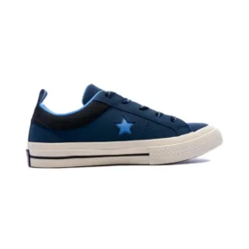 Zapatillas bajas informales de skate One Star antideslizantes y resistentes al desgaste, color azul