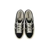 Zapatillas bajas unisex de ante con estrellas y rayas, color negro