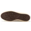 Zapatillas bajas unisex de ante con estrellas y rayas, color negro