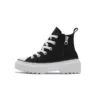 Zapatillas casuales Chuck Taylor All Star de caña alta con suela dentada «Negro y blanco»