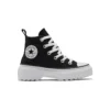 Zapatillas casuales Chuck Taylor All Star de caña alta con suela dentada «Negro y blanco»