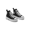 Zapatillas casuales Chuck Taylor All Star de caña alta con suela dentada «Negro y blanco»