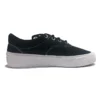 Zapatillas casuales de lona retro de caña baja SkidGrip, elegantes, en negro y blanco