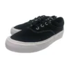 Zapatillas casuales de lona retro de caña baja SkidGrip, elegantes, en negro y blanco