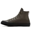 Zapatillas Chuck 70 de piel «Marrón oscuro»