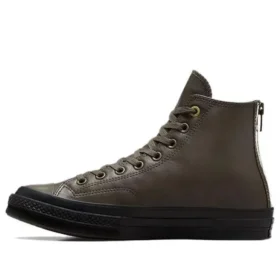 Zapatillas Chuck 70 de piel «Marrón oscuro»