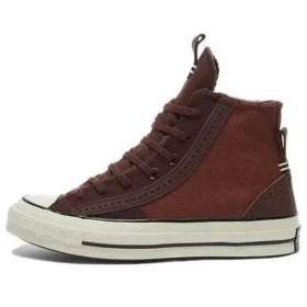 Zapatillas Chuck 70 de piel y ante «Charcoal»