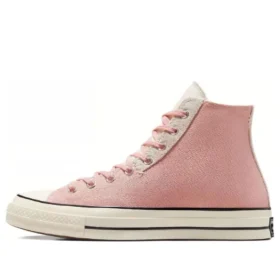 Zapatillas Chuck 70s de caña alta con mezcla de materiales «Static Pink»