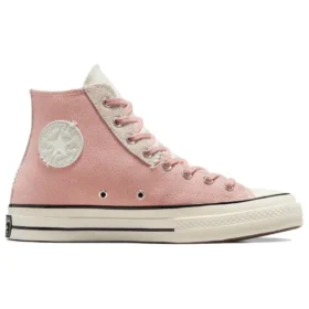 Zapatillas Chuck 70s de caña alta con mezcla de materiales «Static Pink»