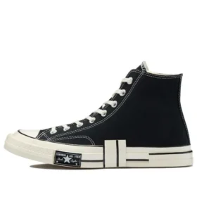 Zapatillas Chuck Taylor All Star 1970s de lona de caña alta «Negro Blanco»
