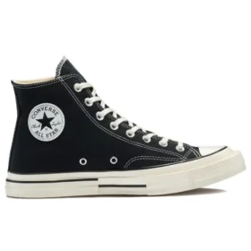 Zapatillas Chuck Taylor All Star 1970s de lona de caña alta «Negro Blanco»