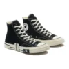 Zapatillas Chuck Taylor All Star 1970s de lona de caña alta «Negro Blanco»