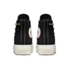 Zapatillas Chuck Taylor All Star de caña alta con plataforma, ante y tachuelas «Negro»