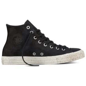Zapatillas Chuck Taylor All Star de caña alta en piel «Black»
