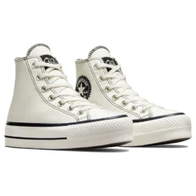 Zapatillas Chuck Taylor All Star Lift Platform Hi «Blanco Negro»