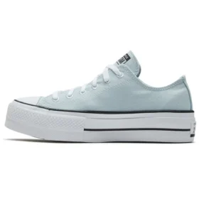 Zapatillas Chuck Taylor All Star Renew de lona con suela gruesa azul claro «Azul Blanco»