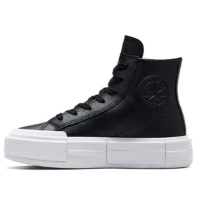Zapatillas con plataforma Chuck Taylor All Star Cruise Hi «Cuero negro»