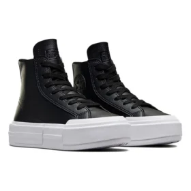 Zapatillas con plataforma Chuck Taylor All Star Cruise Hi «Cuero negro»