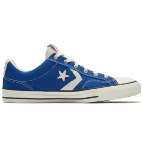 Zapatillas de skate retro casual unisex Star Player Azul Blanco