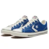 Zapatillas de skate retro casual unisex Star Player Azul Blanco