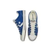 Zapatillas de skate retro casual unisex Star Player Azul Blanco