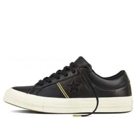 Zapatillas One Star OX «Negro/Blanco» de piel