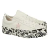 Zapatillas One Star Platform Ox de lona Blanco/Negro/Rosa