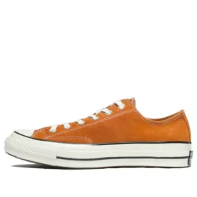 Zapatos de lona bajos y elegantes Bitte Retro Turn Fur de los años 70 en naranja