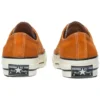 Zapatos de lona bajos y elegantes Bitte Retro Turn Fur de los años 70 en naranja